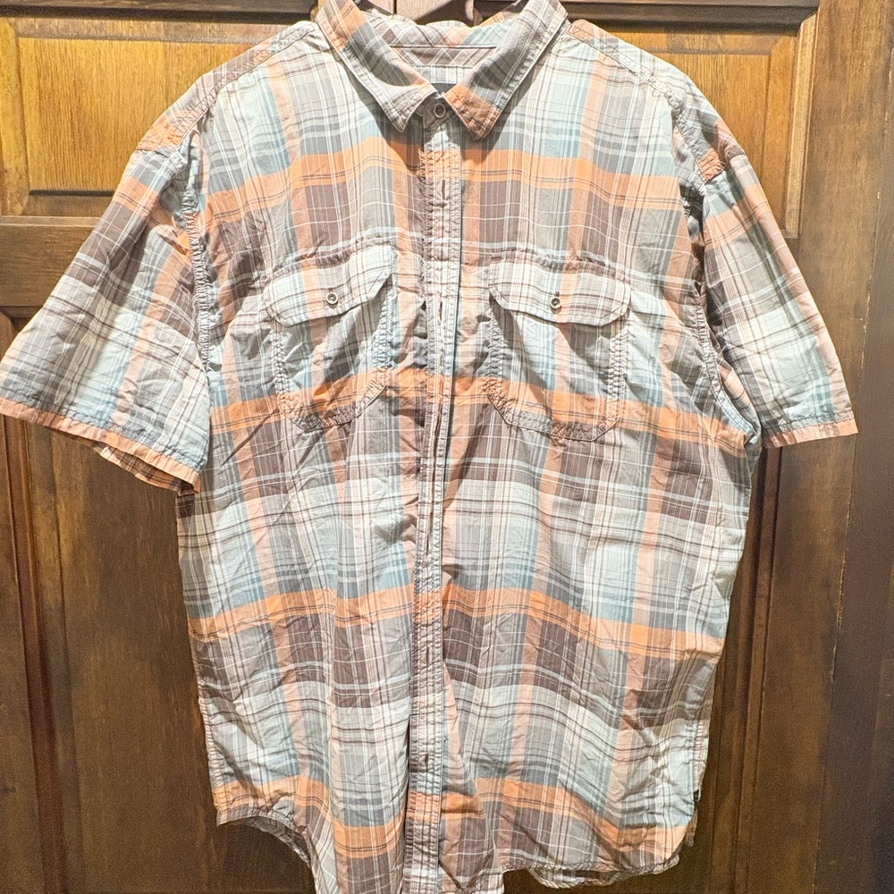 Prana Men's Lightweight Plaid Shirt
